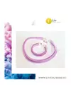 Kép 3/10 - Pasztell lila, kézműves fülbevaló és/vagy karkötő, nyaklánc, ékszerszett - Liv Ékszerek 