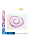 Pasztell lila, kézműves fülbevaló és/vagy karkötő, nyaklánc, ékszerszett - Liv Ékszerek 