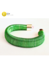Zöld, egyedi, kézműves, 3D-s, designer fülbevaló és/vagy karkötő, nyaklánc, ékszerszett - Liv Ékszerek, ékszer 